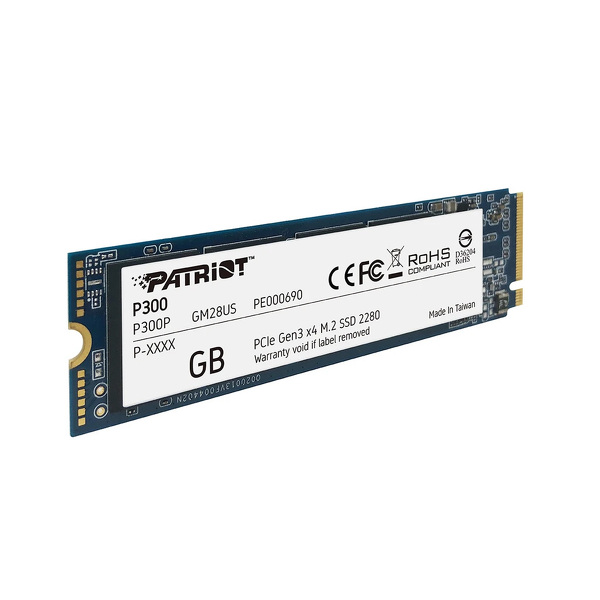 Zdjęcie produktu: Dysk Patriot Viper P300 SSD 512GB M.2 PCIe NVMe Gen3 (1700/1200 MB/s) P300P512GM28