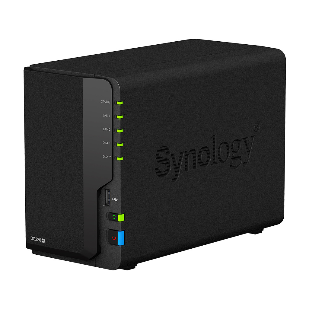 Serwer plików Synology DS220+ 2-bay, EOL następca tego modelu to DS224+ Serwer plików Synology DS220+ 2-bay, EOL następca tego modelu to DS224+