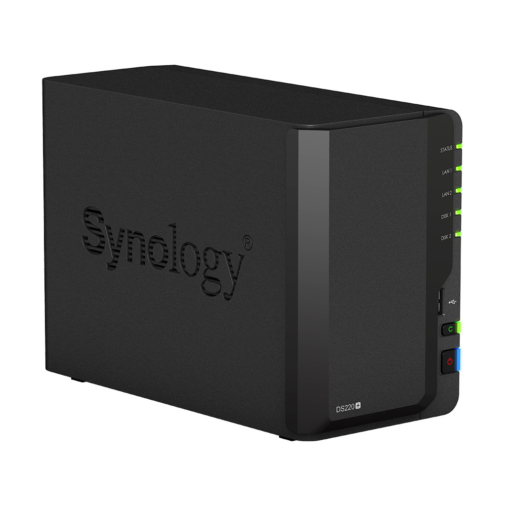 Serwer plików Synology DS220+ 2-bay, EOL następca tego modelu to DS224+ Serwer plików Synology DS220+ 2-bay, EOL następca tego modelu to DS224+