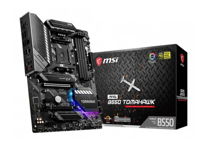 Zdjęcie produktu: Płyta główna MSI MAG B550 TOMAHAWK AM4 Zdjęcie produktu: Płyta główna MSI MAG B550 TOMAHAWK AM4
