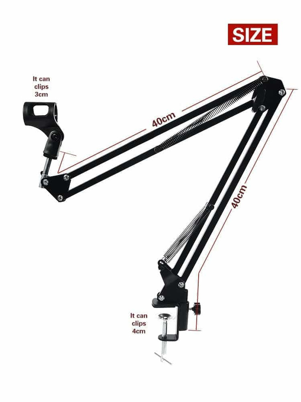 Zdjęcie produktu: Mozos Permium Stojak Biurkowy Na Mikrofon SB35