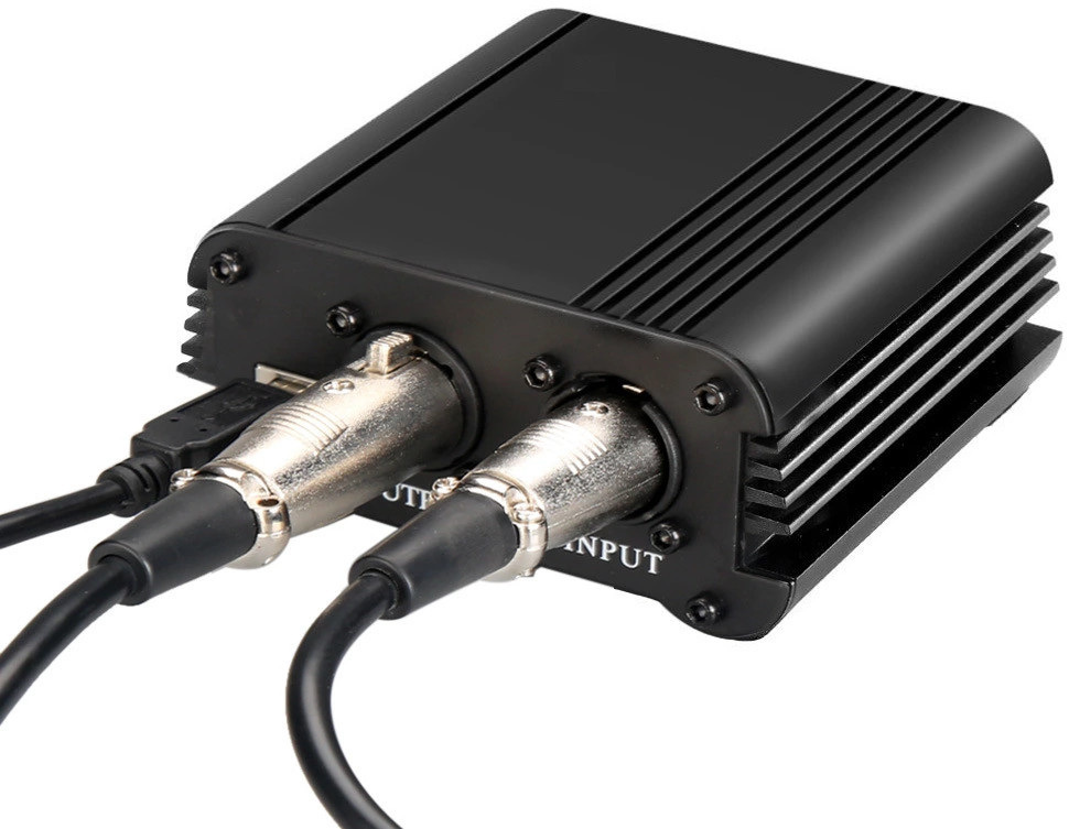 Zasilacz Phantom 48v Do Mikrofonów Xlr