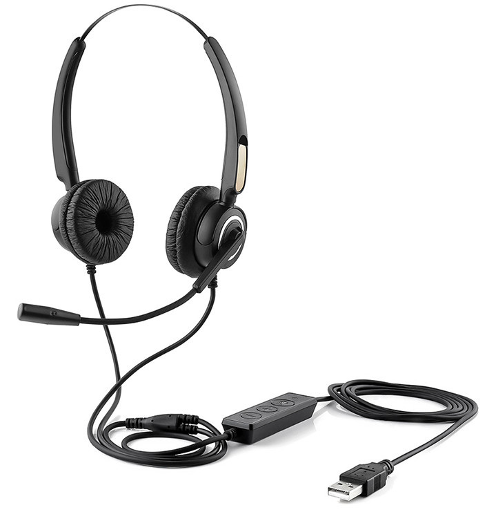 Słuchawki z Mikrofonem USB Mozos Vh510d-Usb Słuchawki z Mikrofonem USB Mozos Vh510d-Usb