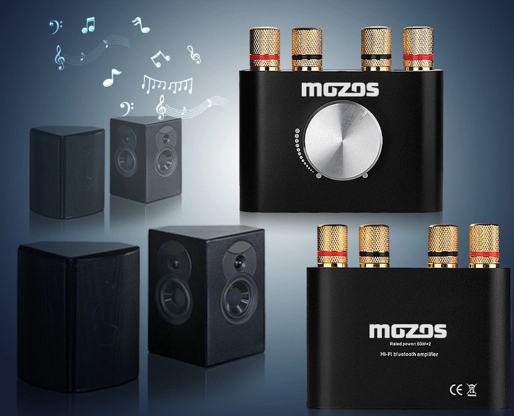 Zdjęcie produktu: Mozos Wzmacniacz Bluetooth 100w Rms Karta Dźwiękowa Usb