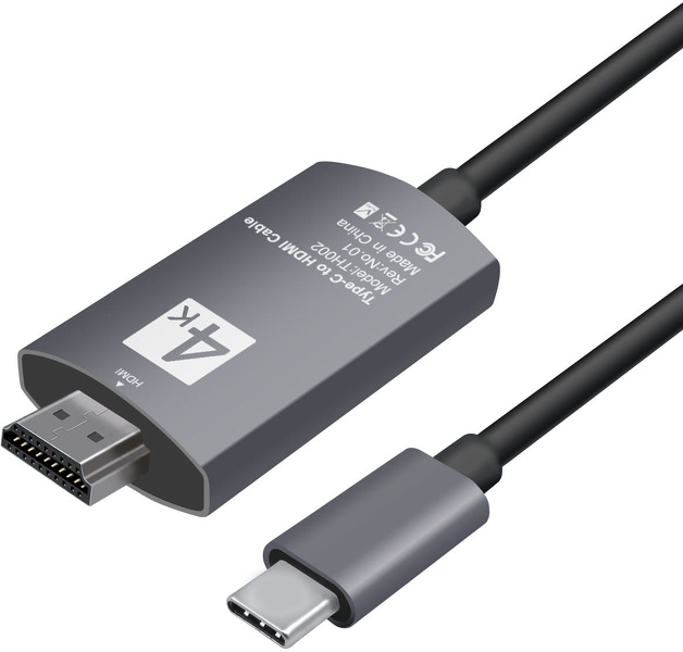 Zdjęcie produktu: Kabel Adapter USB-C 3.1 Typ C Do HDMI 4k 60hz Hdcp Mhl 2m Zdjęcie produktu: Kabel Adapter USB-C 3.1 Typ C Do HDMI 4k 60hz Hdcp Mhl 2m
