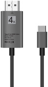 Miniatura zdjęcia: Kabel Adapter USB-C 3.1 Typ C Do HDMI 4k 60hz Hdcp Mhl 2m Miniatura zdjęcia: Kabel Adapter USB-C 3.1 Typ C Do HDMI 4k 60hz Hdcp Mhl 2m