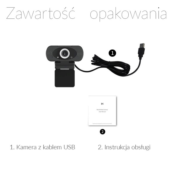 Zdjęcie produktu: Kamera internetowa IMILAB Webcam 1080p Global USB - kamerka do laptopa Zdjęcie produktu: Kamera internetowa IMILAB Webcam 1080p Global USB - kamerka do laptopa