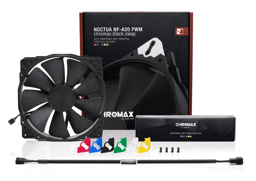 Zdjęcie produktu: Noctua NF A20 PWM 4-pin 200mm chromax.black