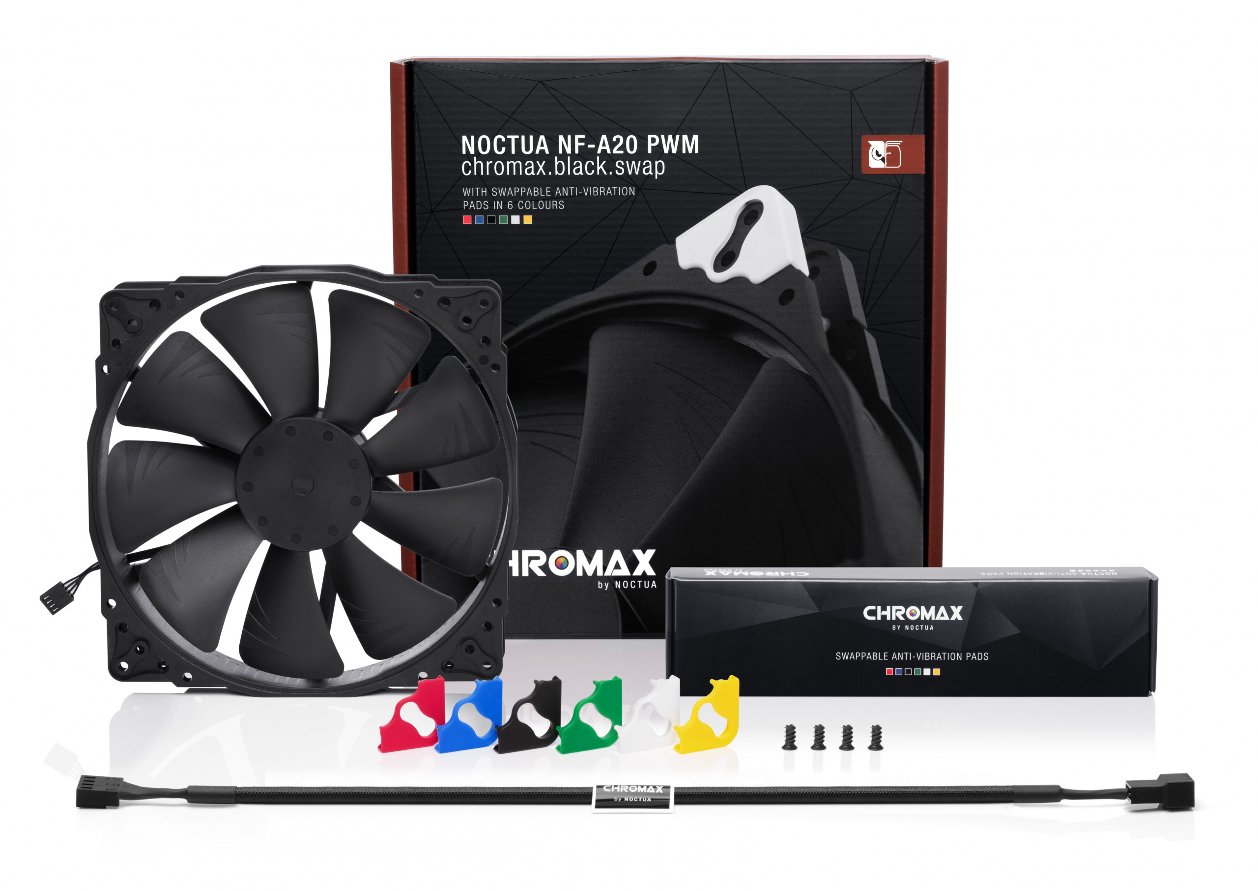 Noctua NF A20 PWM 4-pin 200mm chromax.black