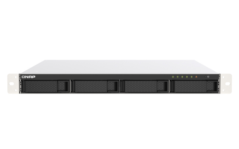 Serwer plików QNAP TS-453DU-4G 4-Bay,SATA 6Gbps, Intel Celeron J4125 quad-core 2.0/ 2.7 GHz, 4GB DDR4, 2x2,5GbE LAN, USB 3.2x2, USB 2.0x2, 1xHDMI v1.4b, 1xPCIe Gen 2 x2