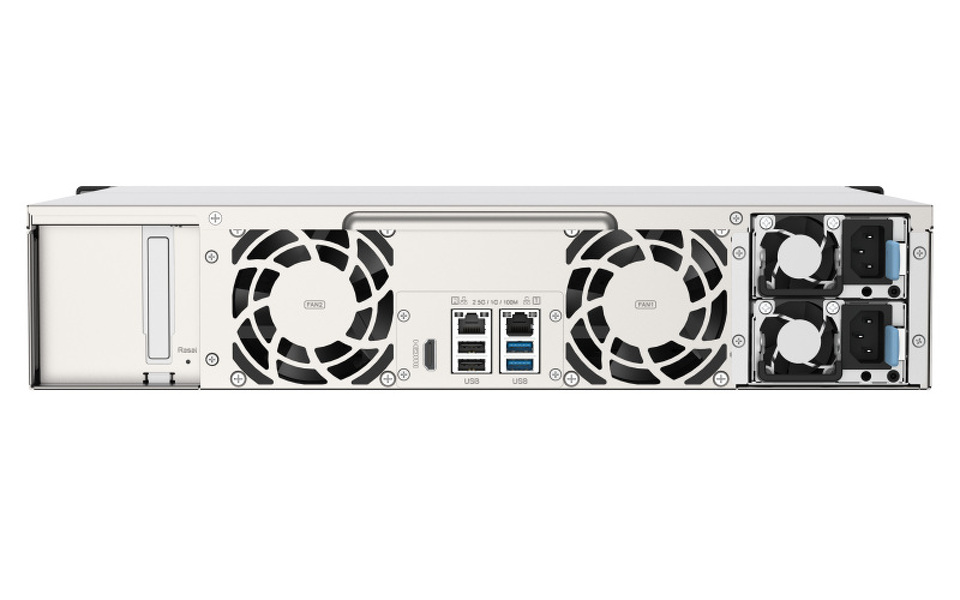 Zdjęcie produktu: Serwer plików QNAP TS-853DU-RP-4G 8-Bay,SATA 6Gbps, Intel Celeron J4125 quad-core 2.0/ 2.7 GHz, 4GB DDR4, 2x2,5GbE LAN, USB 3.2x2, USB 2.0x2, 1xHDMI v1.4b, 1xPCIe Gen 2 x2, 2x250W Zdjęcie produktu: Serwer plików QNAP TS-853DU-RP-4G 8-Bay,SATA 6Gbps, Intel Celeron J4125 quad-core 2.0/ 2.7 GHz, 4GB DDR4, 2x2,5GbE LAN, USB 3.2x2, USB 2.0x2, 1xHDMI v1.4b, 1xPCIe Gen 2 x2, 2x250W