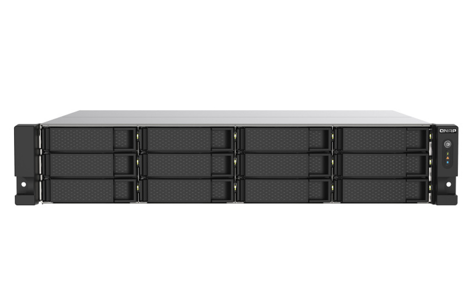 Zdjęcie produktu: Serwer plików QNAP TS-1253DU-RP-4G 12-Bay,SATA 6Gbps, Intel Celeron J4125 quad-core 2.0/ 2.7 GHz, 4GB DDR4, 2x2,5GbE LAN, USB 3.2x2, USB 2.0x2, 1xHDMI v1.4b, 1xPCIe Gen 2 x2, 2x250W Zdjęcie produktu: Serwer plików QNAP TS-1253DU-RP-4G 12-Bay,SATA 6Gbps, Intel Celeron J4125 quad-core 2.0/ 2.7 GHz, 4GB DDR4, 2x2,5GbE LAN, USB 3.2x2, USB 2.0x2, 1xHDMI v1.4b, 1xPCIe Gen 2 x2, 2x250W