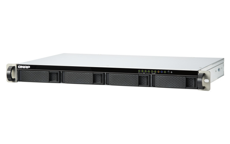 Serwer plików QNAP TS-451DeU-2G 4-bay NAS, 2.5"/3.5" SATA 6Gbps, Intel Celeron J4025 2.0 GHz Dual Core, 2G RAM DDR4, 2x2,5GbE LAN, 2xUSB 3.2, 2xUSB 2.0, 2 x M.2 2280 SATA 6Gb/s slots