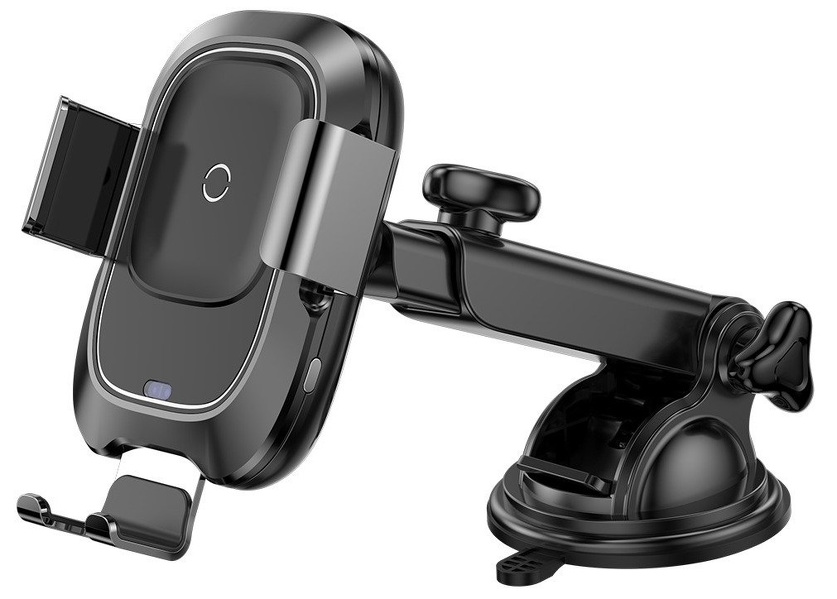 Zdjęcie produktu: Samochodowy uchwyt grawitacyjny do telefonu Baseus Smart Vehicle Bracket z ładowarką indukcyjną Qi 10W elektrycznie zamykany na deskę rozdzielczą z czujnikiem (WXZN-B01)