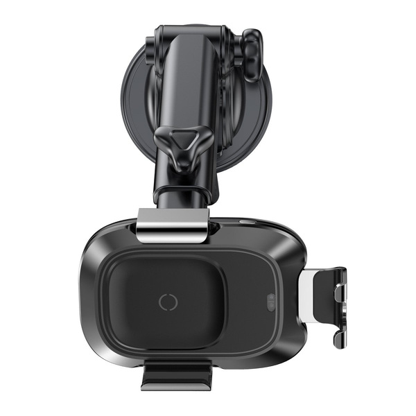Zdjęcie produktu: Samochodowy uchwyt grawitacyjny do telefonu Baseus Smart Vehicle Bracket z ładowarką indukcyjną Qi 10W elektrycznie zamykany na deskę rozdzielczą z czujnikiem (WXZN-B01)