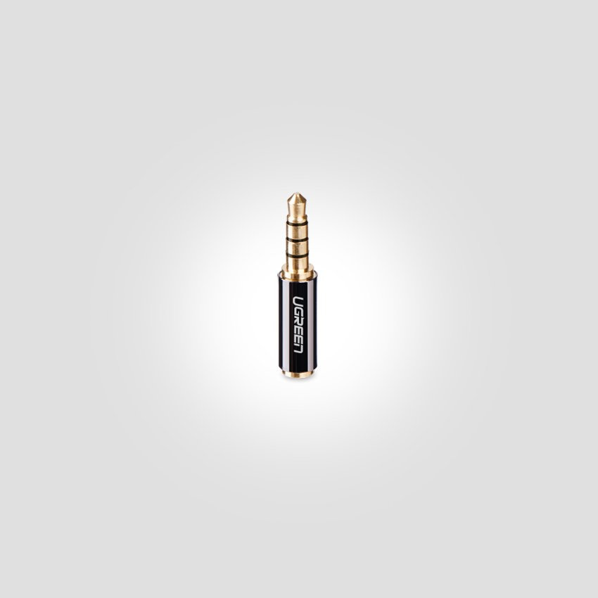 Ugreen adapter przejściówka z 2,5mm micro jack na 3,5mm mini jack czarny (20502)