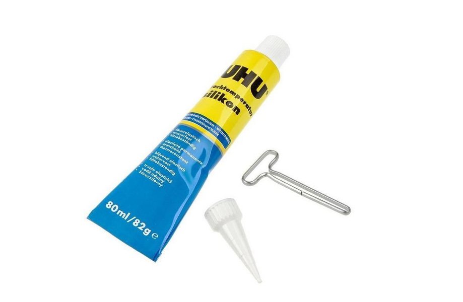 Zdjęcie produktu: UHU Silikon Wysokotemperaturowy 80 ml do mocowania IHS na PCB procesora
