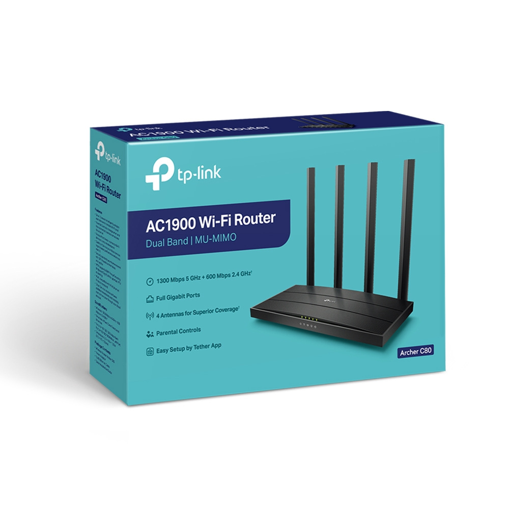 TP-Link Archer C80 AC1900 Wireless Dual Band Router