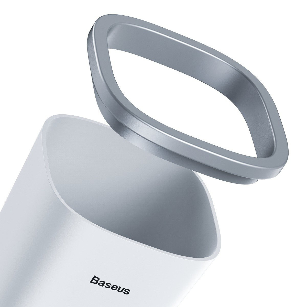 Samochodowy kosz na śmieci Baseus Dust-free, 800ml (biały) (CRLJT-A02)