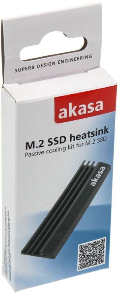 Chłodzenie dysku Akasa M.2 Heatsink SSD NVMe (A-M2HS01-BK)