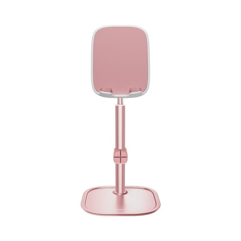 Stojak teleskopowy Baseus na telefon/tablet (różowy) (SUWY-A0R)