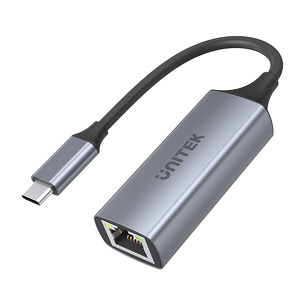 Miniatura produktu: Adapter USB TYP-C 3.1 GEN 1 to Ethernet 10/100/1000 Unitek (U1312A)