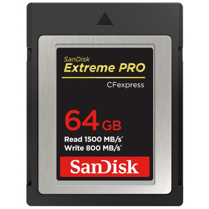 Miniatura produktu: Karta SanDisk Extreme PRO CFexpress 64GB (1500/800 MB/s) (SDCFE-064G-GN4NN)