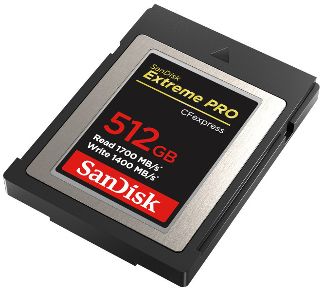 Zdjęcie produktu: Karta SanDisk Extreme PRO CFexpress 512GB (1700/1400 MB/s) (SDCFE-512G-GN4NN)