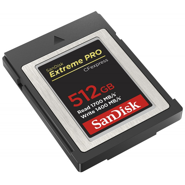 Zdjęcie produktu: Karta SanDisk Extreme PRO CFexpress 512GB (1700/1400 MB/s) (SDCFE-512G-GN4NN)