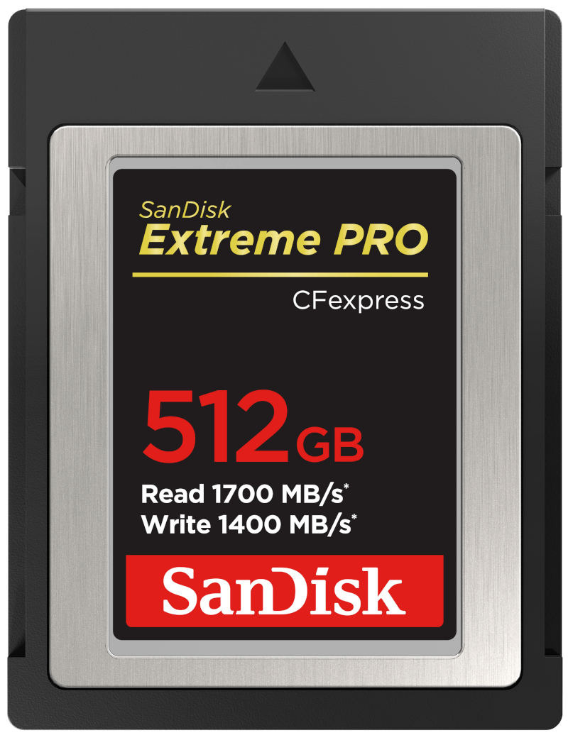 Karta SanDisk Extreme PRO CFexpress 512GB (1700/1400 MB/s) (SDCFE-512G-GN4NN)