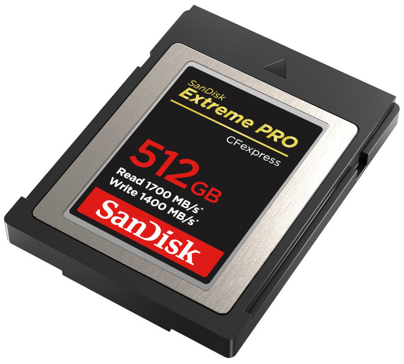 Karta SanDisk Extreme PRO CFexpress 512GB (1700/1400 MB/s) (SDCFE-512G-GN4NN)