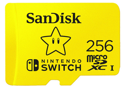Miniatura produktu: Karta SanDisk Nintendo Switch microSDXC 256GB 100/90 MB/s A1 C10 V30 UHS-I U3 (SDSQXAO-256G-GNCZN)