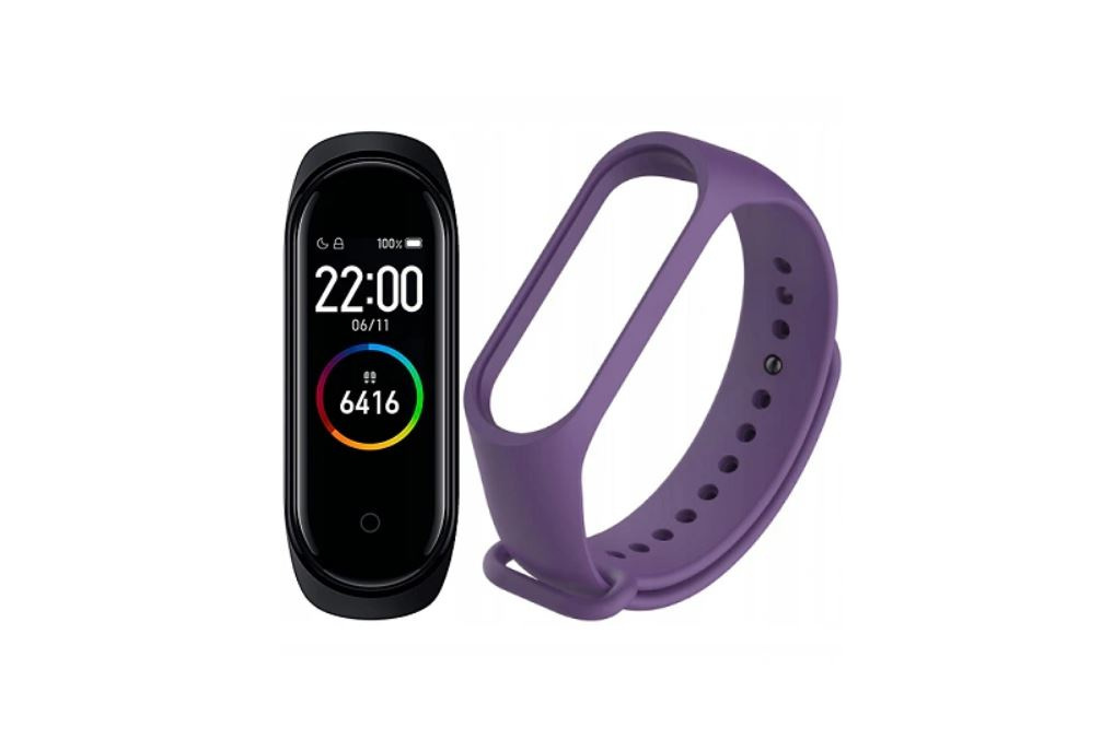 Opaska zamienna do Xiaomi Mi band 4 / 3 Fioletowa