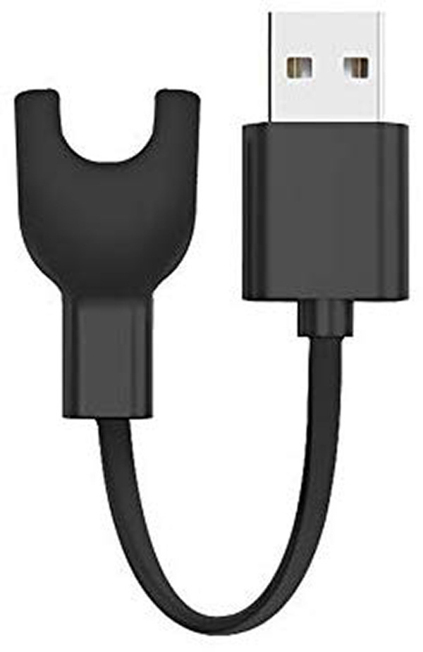 Ładowarka stacja dokująca kabel USB dla Xiaomi Mi Band 3, czarny