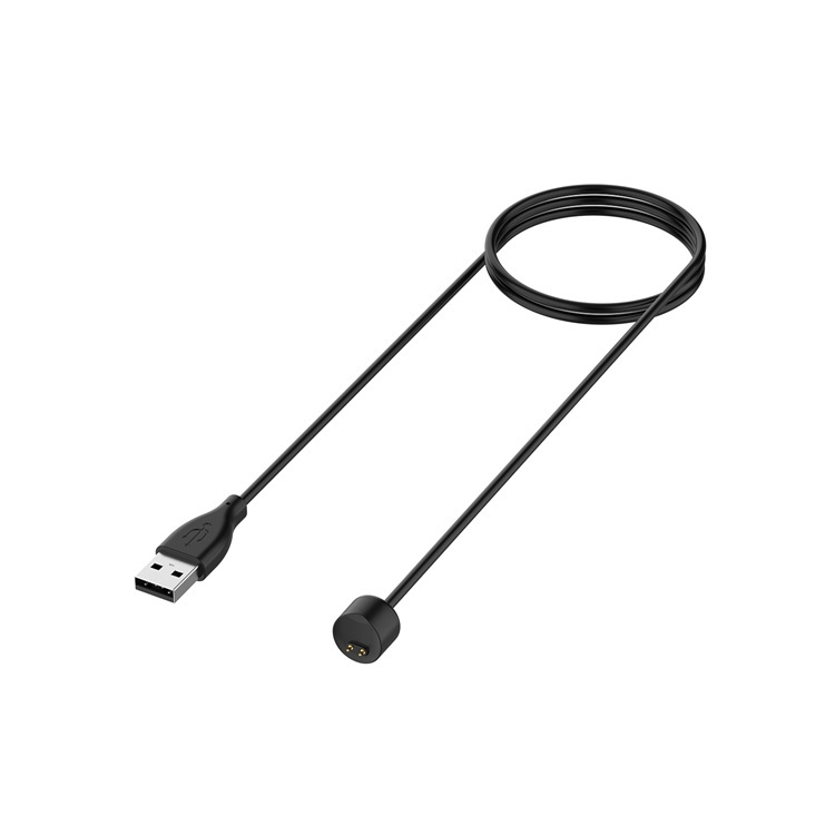 Ładowarka kabel USB magnetyczny do Xiaomi Mi Band 5, czarny, 50cm