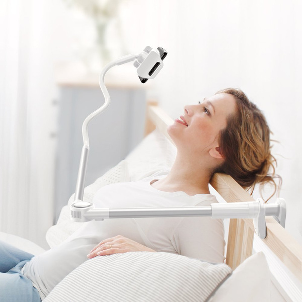 Zdjęcie produktu: Uchwyt z klipsem Baseus Otaku na telefon/tablet (srebrny) (SULR-B0S)