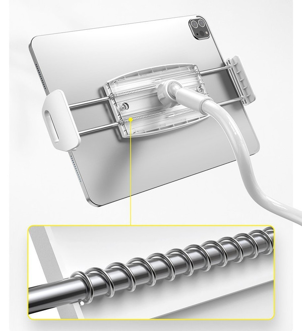 Zdjęcie produktu: Uchwyt z klipsem Baseus Otaku na telefon/tablet (srebrny) (SULR-B0S)
