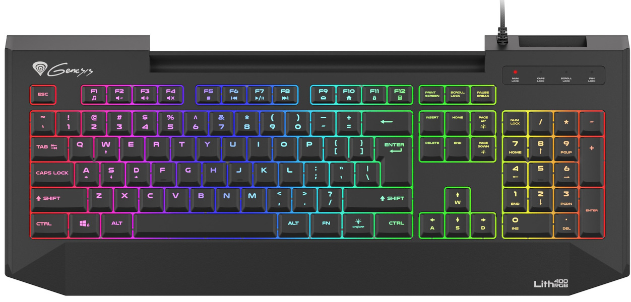 Zdjęcie produktu: Klawiatura Genesis Lith 400 RGB X-Scissor Slim