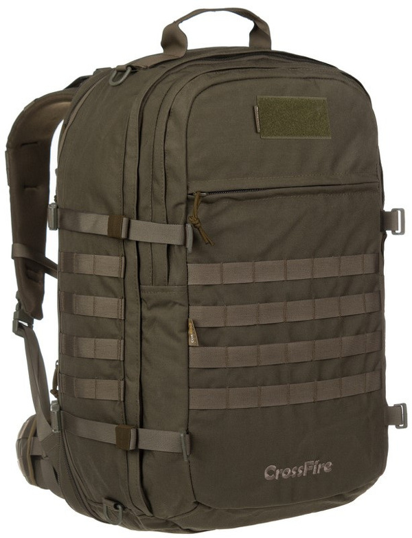 Zdjęcie produktu: Plecak Wisport Crossfire 45-65L Cordura RAL6003 Zdjęcie produktu: Plecak Wisport Crossfire 45-65L Cordura RAL6003