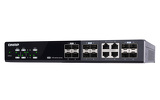 Miniatura zdjęcia: Qnap QSW-M1204-4C 12-portowy przełącznik 8x 10GbE SFP+, 4x 10GbE SFP+/RJ45, 1 x 1GbE do zarządzania Miniatura zdjęcia: Qnap QSW-M1204-4C 12-portowy przełącznik 8x 10GbE SFP+, 4x 10GbE SFP+/RJ45, 1 x 1GbE do zarządzania