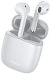Miniatura zdjęcia: Słuchawki bezprzewodowe Baseus Encok TWS W04 Pro, ładowanie indukcyjne, Bluetooth 5.0 - białe (NGW04P-02)