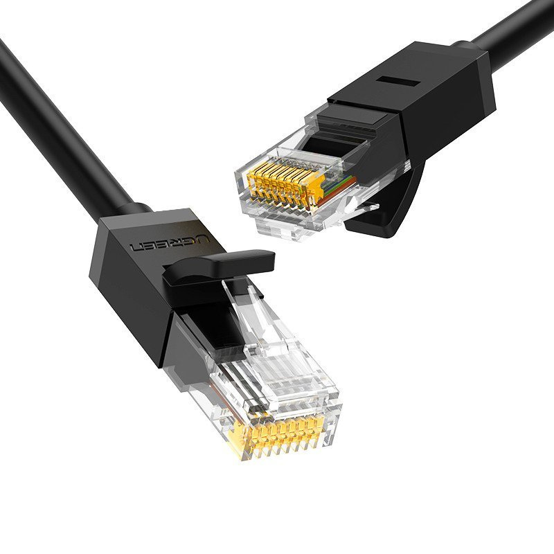 Ugreen Patch Cable CAT.6 UTP 1000Mbps 1m czarny (20159) Ugreen Patch Cable CAT.6 UTP 1000Mbps 1m czarny (20159)