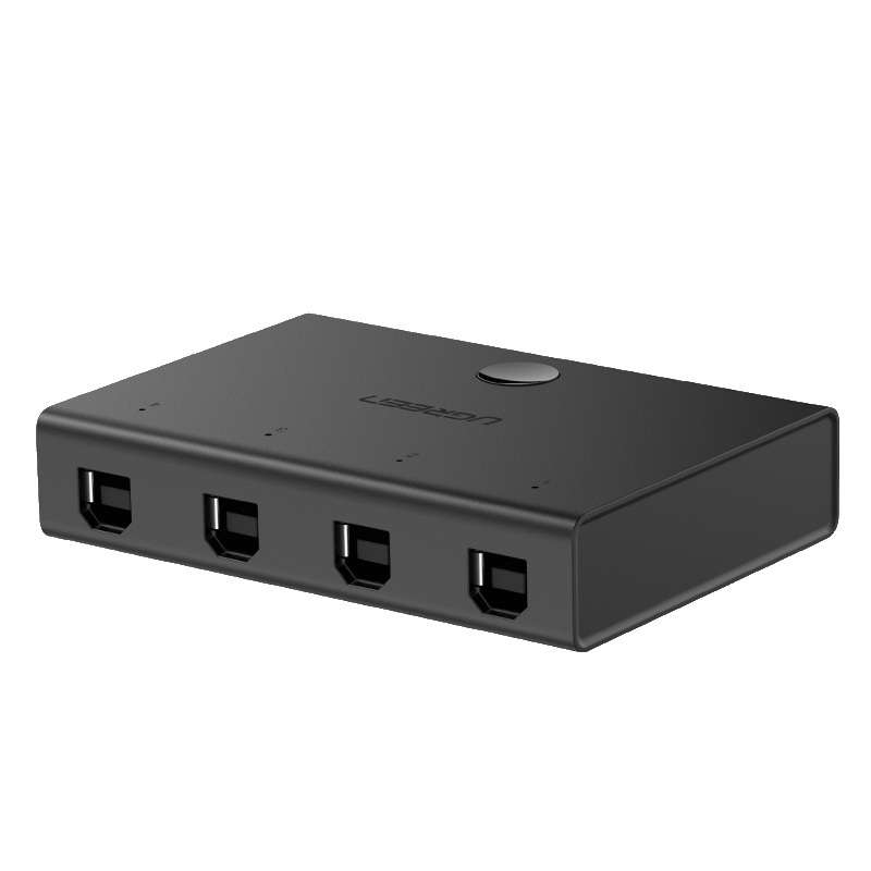 Przełącznik / switch USB 2.0 4x1 UGREEN 30346 (czarny) Przełącznik / switch USB 2.0 4x1 UGREEN 30346 (czarny)