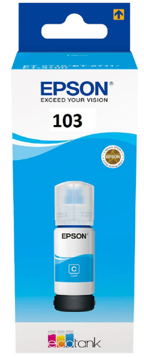 Butelka z tuszem Epson 103 C13T00S24A Cyan 65ml Butelka z tuszem Epson 103 C13T00S24A Cyan 65ml