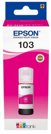 Miniatura zdjęcia: Butelka z tuszem Epson 103 C13T00S34A Magenta 65ml Miniatura zdjęcia: Butelka z tuszem Epson 103 C13T00S34A Magenta 65ml