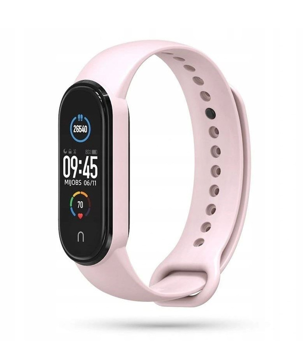 Zdjęcie produktu: Opaska zamienna do Xiaomi Mi Band 5 / 6 Cielisto-różowa