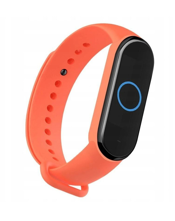 Zdjęcie produktu: Opaska zamienna do Xiaomi Mi Band 5 / 6 Pomarańczowa Zdjęcie produktu: Opaska zamienna do Xiaomi Mi Band 5 / 6 Pomarańczowa