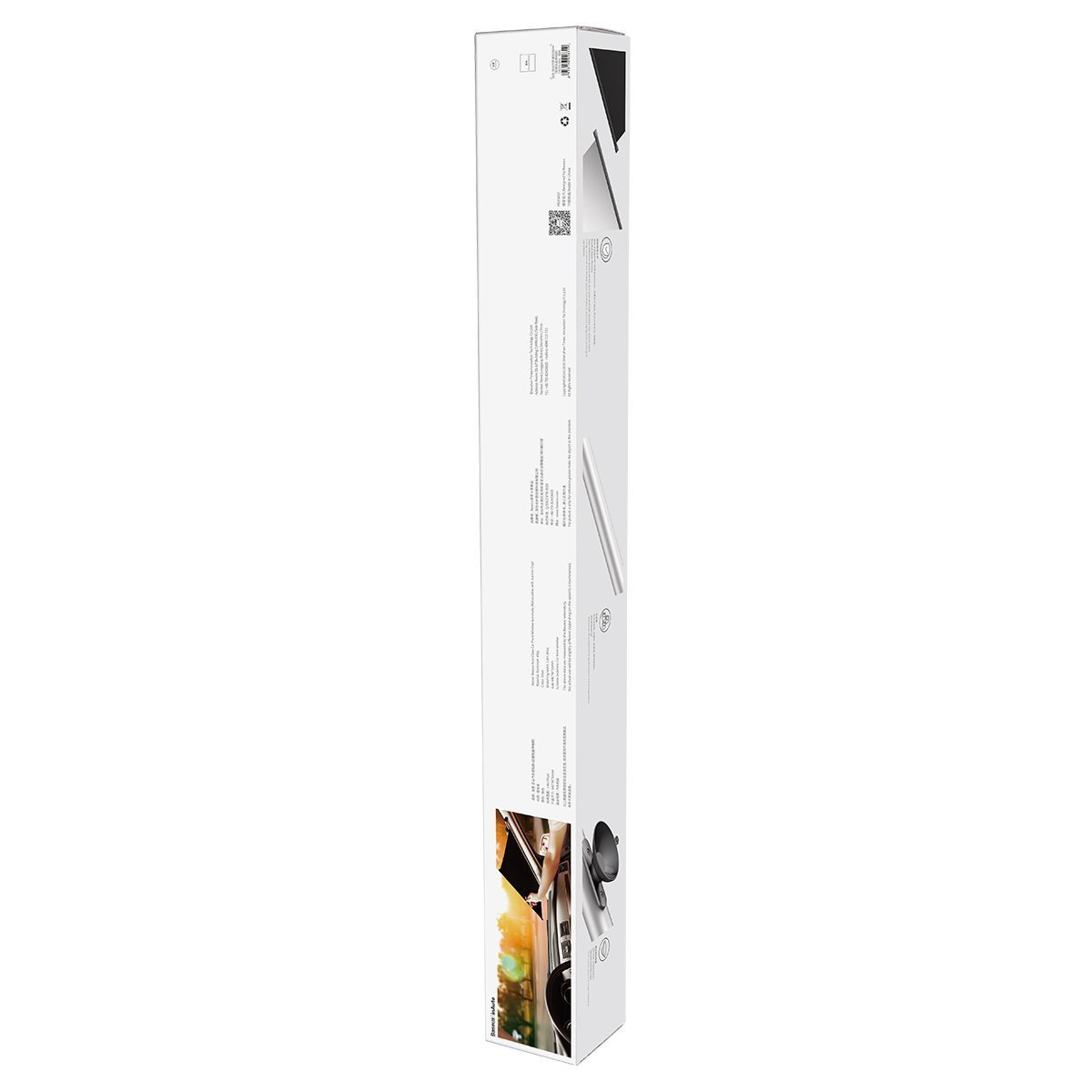 Zasłona przeciwsłoneczna Baseus Auto Close na przednią szybę samochodu 64 cm x 140 (srebrna) (CRZYD-B0S)