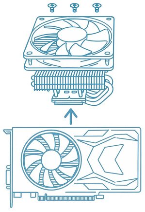 Miniatura produktu: Montaż chłodzenia na karcie graficznej