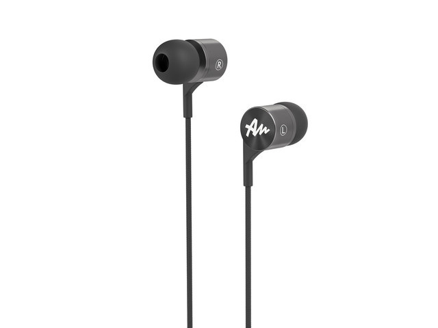 Słuchawki Audictus Explorer Type-C z mikrofonem Black, czarne, dokanałowe (AWE-1453)